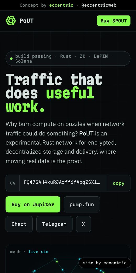 PoUT site