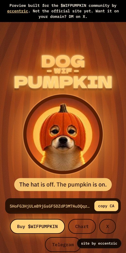 WIFPUMPKIN site